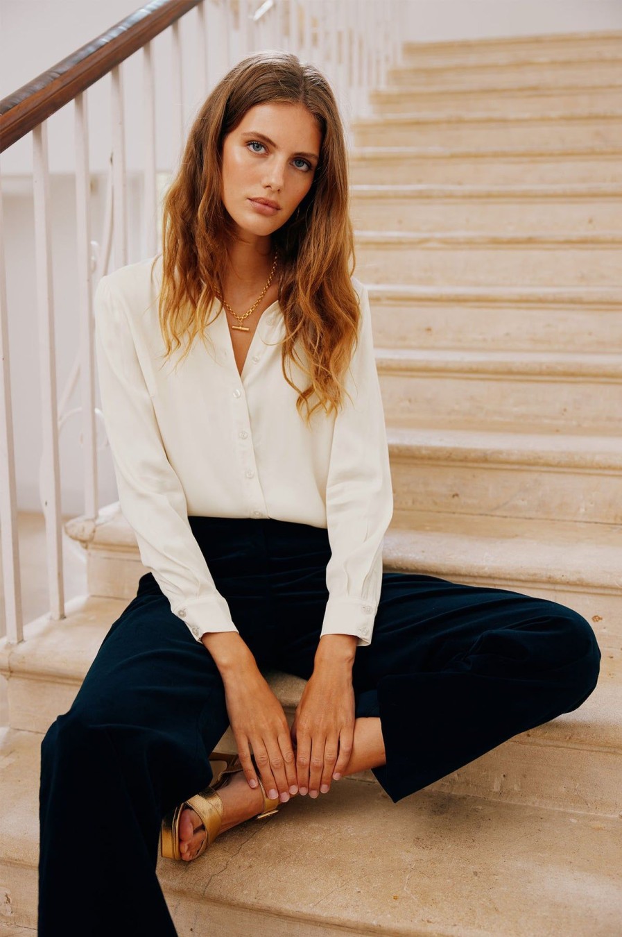 Womenm Aspiga Tops | Tamara Satin Shirt