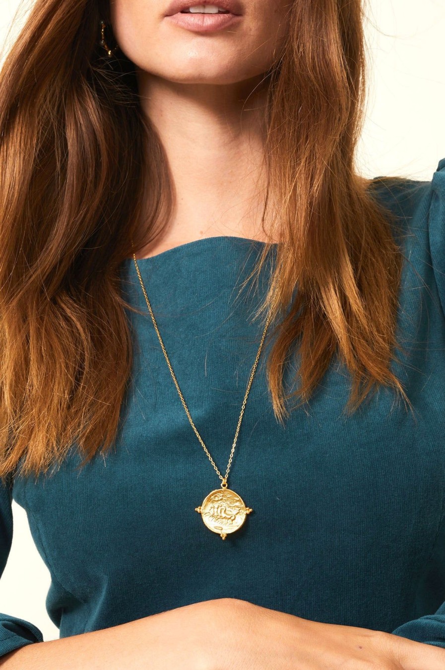 Jewellery Aspiga | Greek Long Gold Coin Necklace