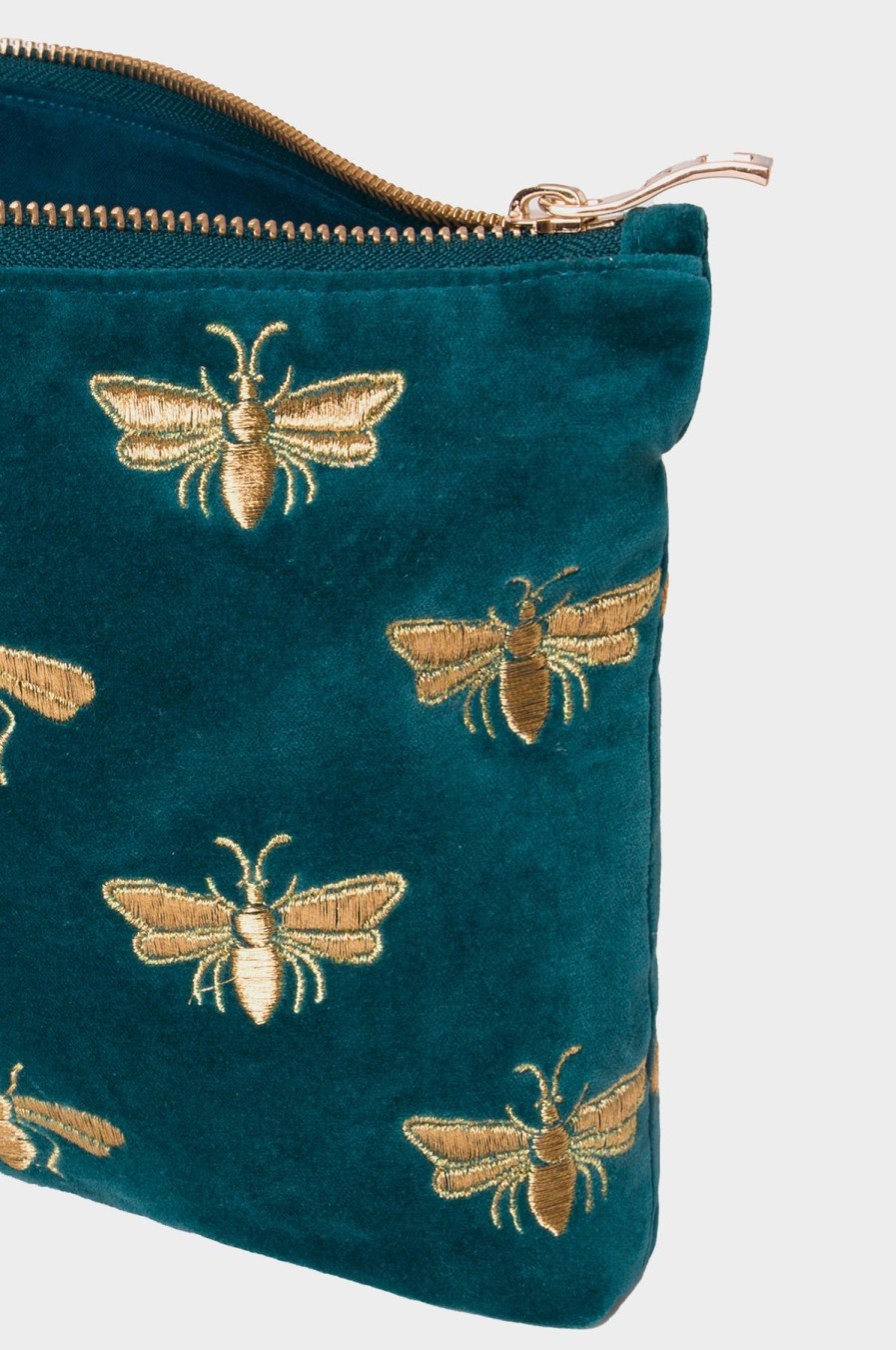 Accessories Aspiga | Honey Bee Velvet Everyday Pouch