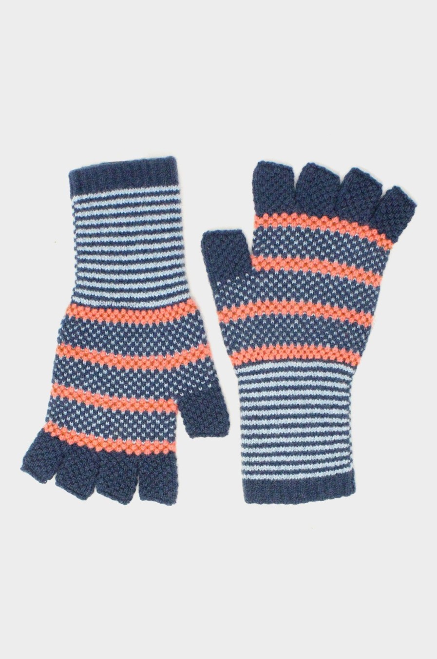 Accessories Aspiga | Striped Fingerless Gloves