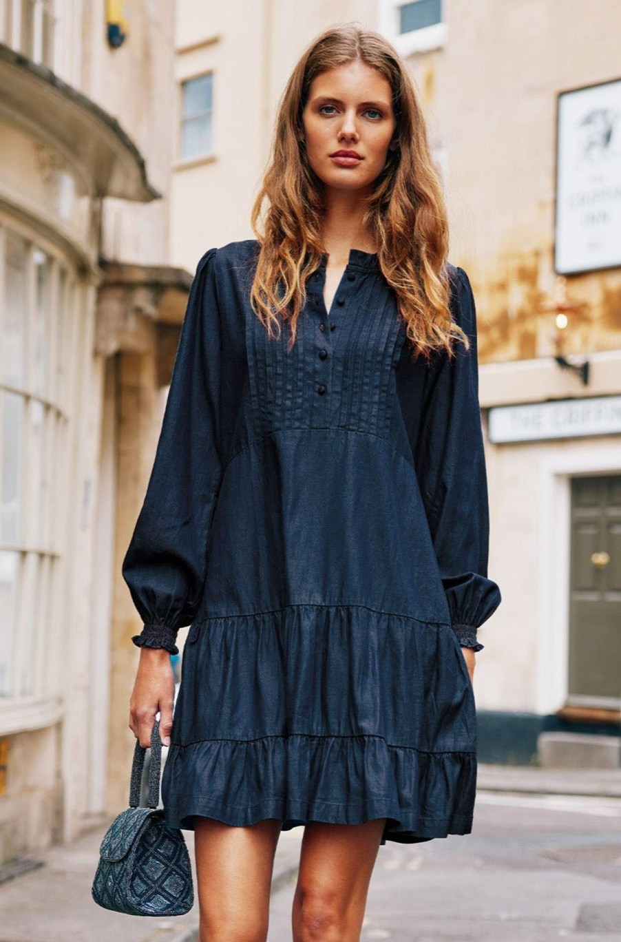 Womenm Aspiga Dresses | Stema Tencel Denim Dress