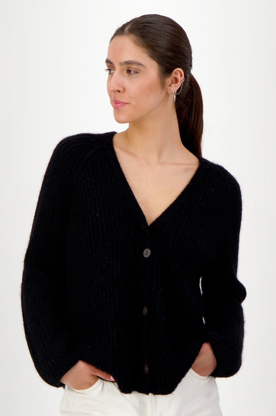 Womenm Aspiga Knitwear | Bea Rib Cardigan