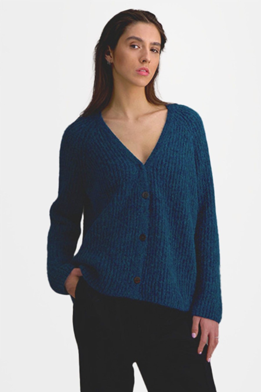 Womenm Aspiga Knitwear | Bea Rib Cardigan