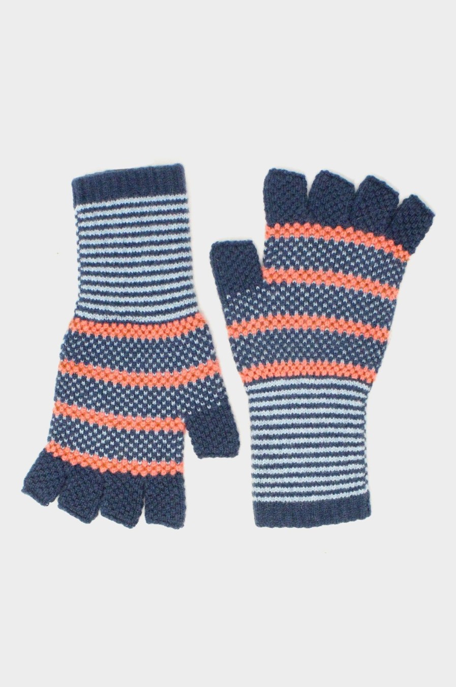 Accessories Aspiga | Striped Fingerless Gloves