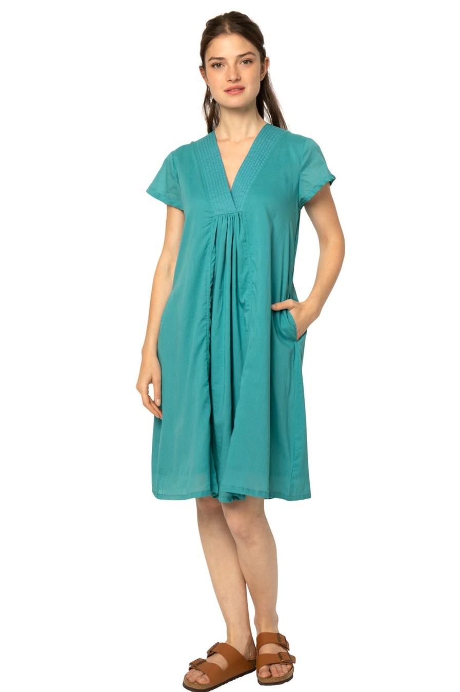 Womenm Aspiga Dresses | V Neck Swing Dress