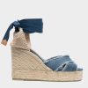 Womenm Aspiga Heels & Espadrilles | Bluma Canvas Wedge Espadrilles