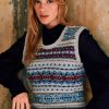 Womenm Aspiga Knitwear | Women'S Fair Isle Vest