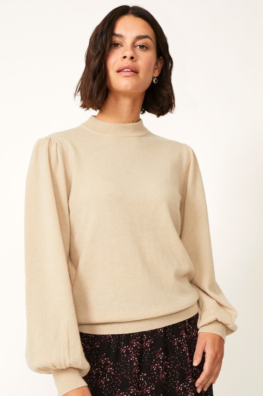 Womenm Aspiga Knitwear | Merino Cashmere Blend Crew Neck Jumper