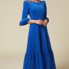 Womenm Aspiga Dresses | Victoria 3/4 Sleeve Corduroy Dress