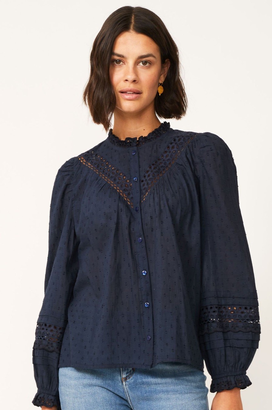 Womenm Aspiga Tops | Sally Cotton Blouse