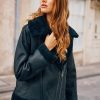 Womenm Aspiga Coats & Jackets | Reversible Shearling Biker Jacket