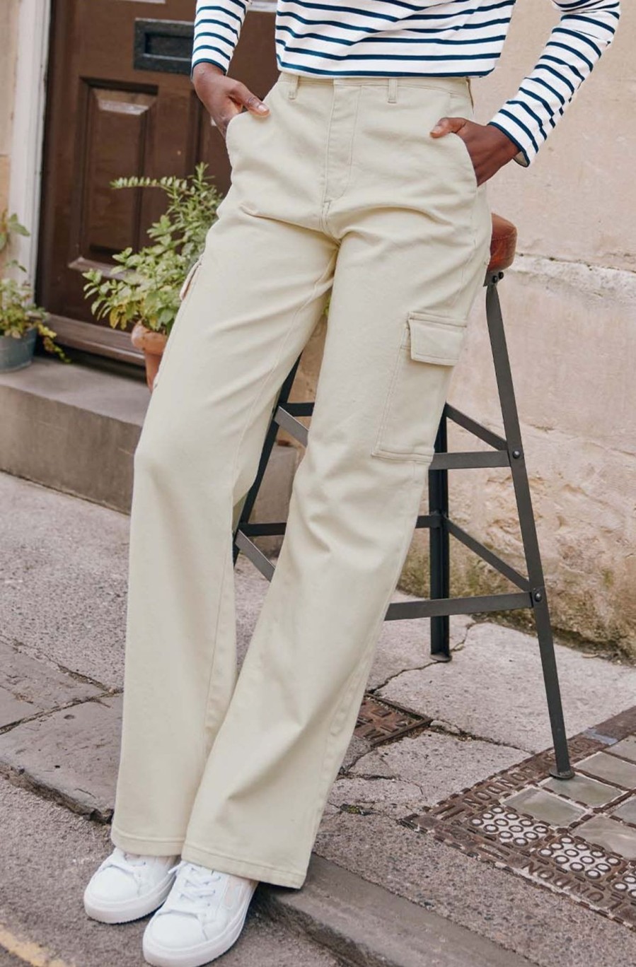 Womenm Aspiga Trousers | Erin Cargo Straight Leg Jeans