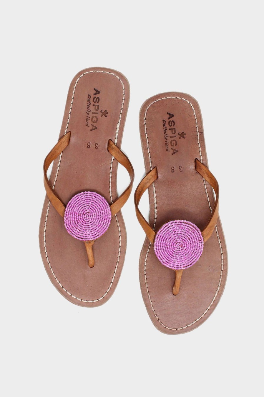 Womenm Aspiga Sandals | Disc Leather Sandals