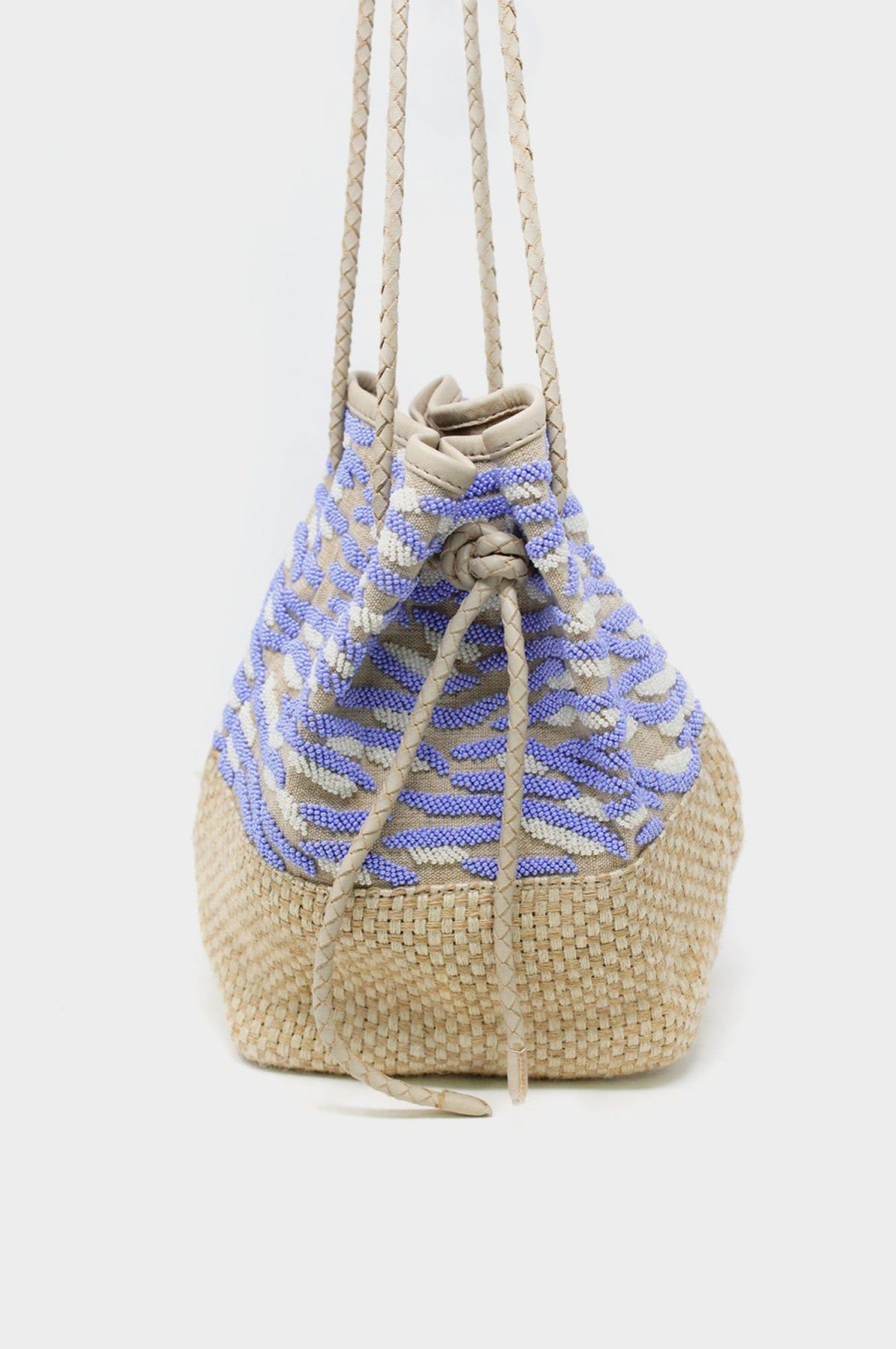 Accessories Aspiga | Beaded Jute Pouch Bag