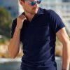 Men Aspiga T-Shirts | Men'S Towelling Polo Shirt