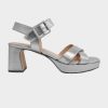 Womenm Aspiga Sandals | Metallic Platform Sandals