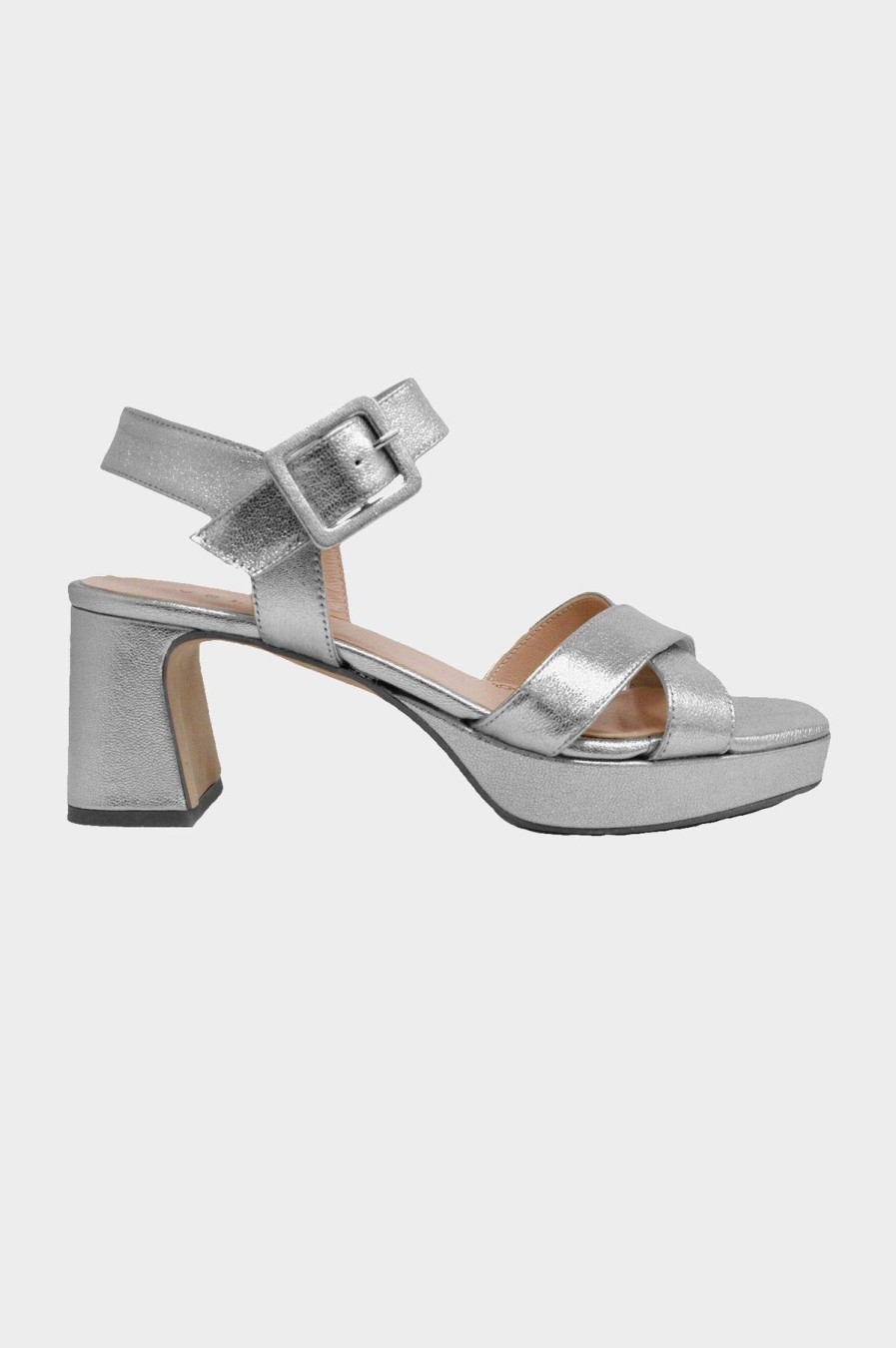 Womenm Aspiga Sandals | Metallic Platform Sandals