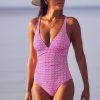 Womenm Aspiga Swimwear | Recycled V-Neck Ruched Swimsuit