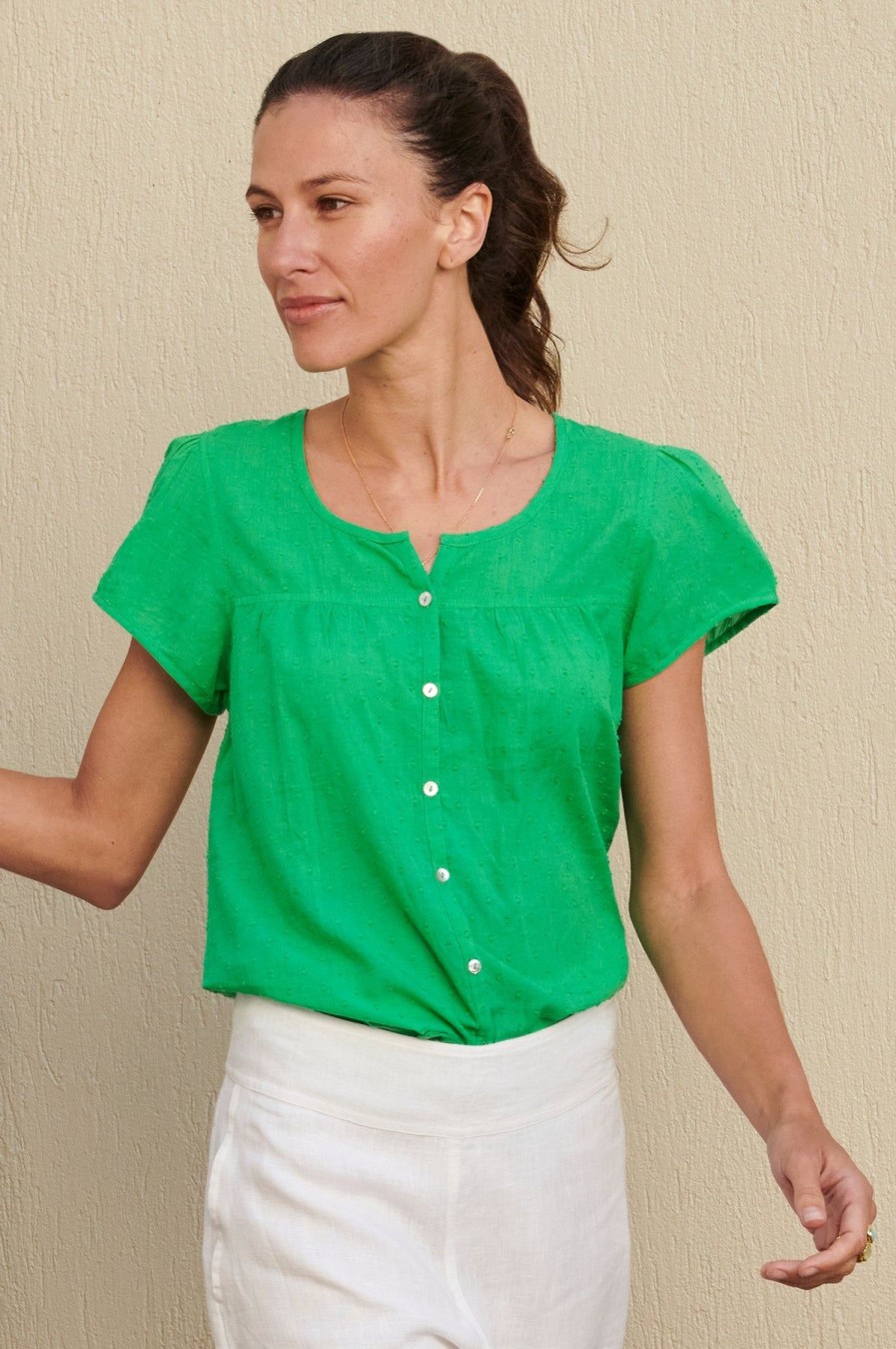 Womenm Aspiga Tops | Lisbon Cotton Shirt