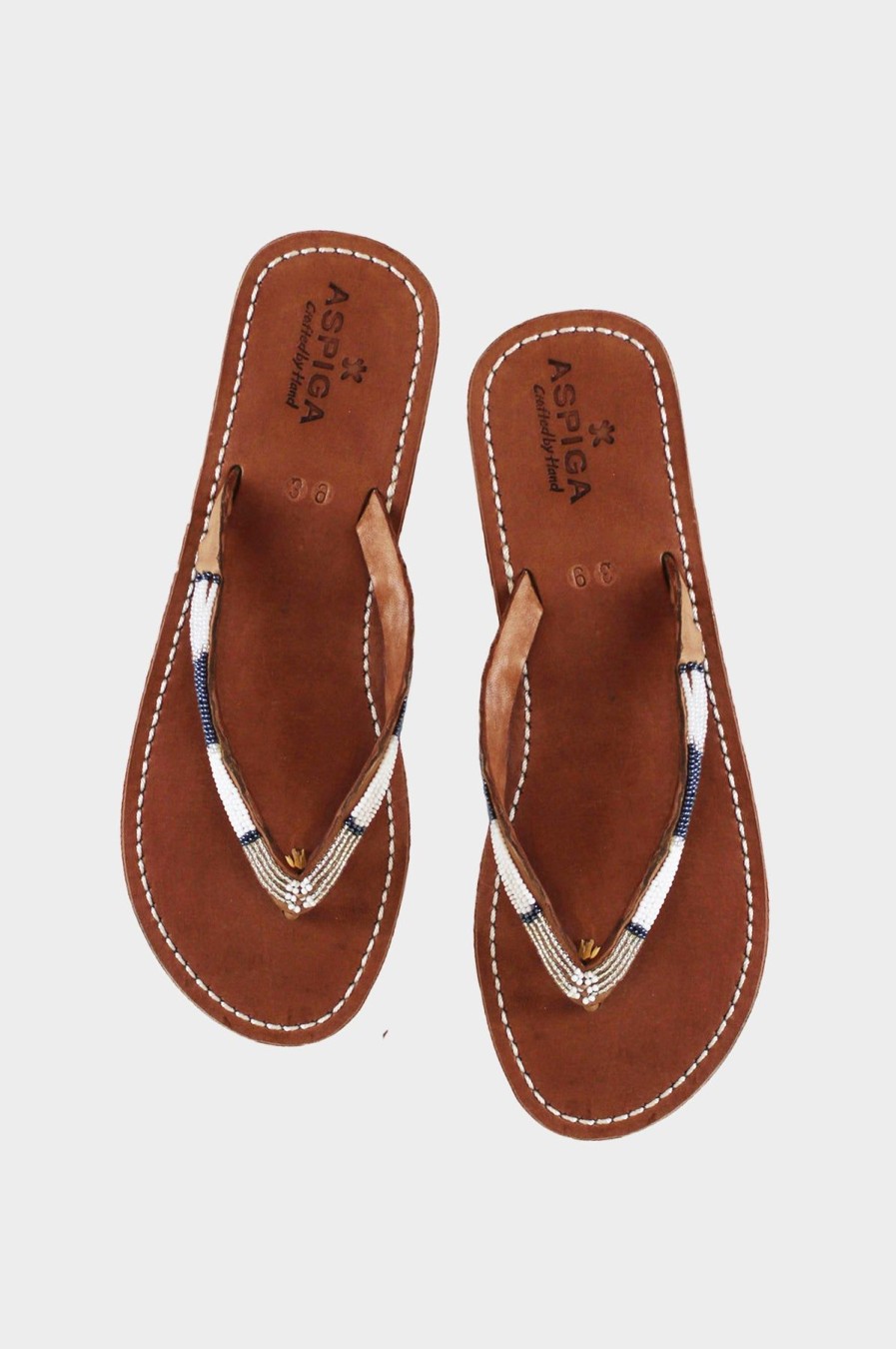 Womenm Aspiga Sandals | Naisha Soft Padded Sole Leather Sandals