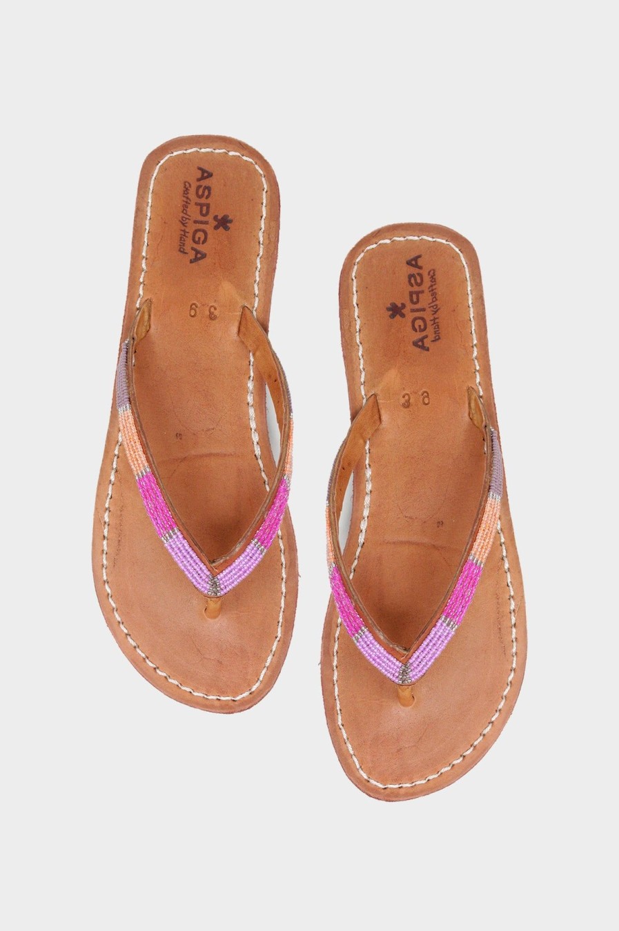 Womenm Aspiga Kenyan Sandals | Naisha Soft Padded Sole Leather Sandals