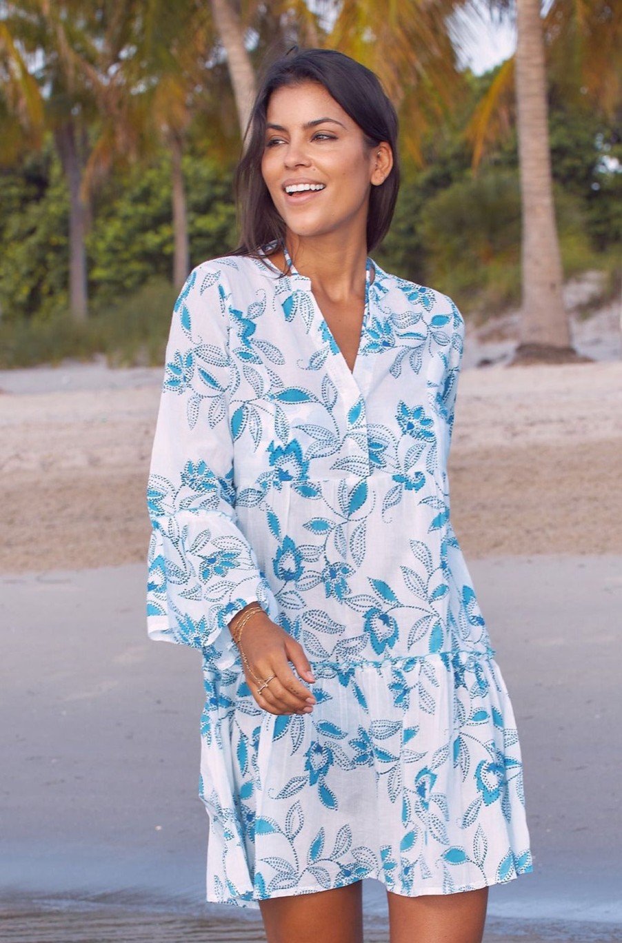 Womenm Aspiga Kaftans & Sarongs | Cristina Thin Cotton Kaftan