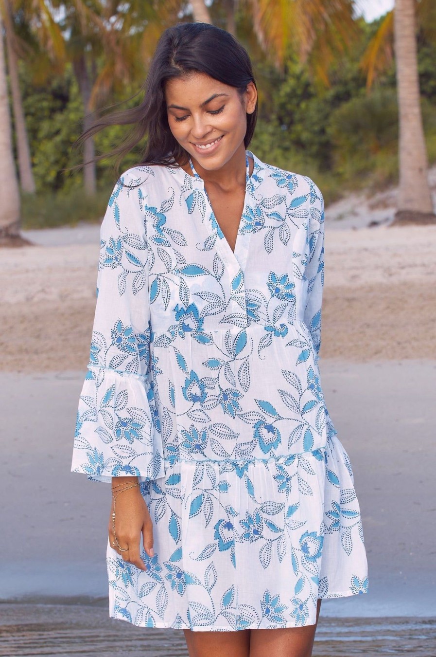 Womenm Aspiga Kaftans & Sarongs | Cristina Thin Cotton Kaftan