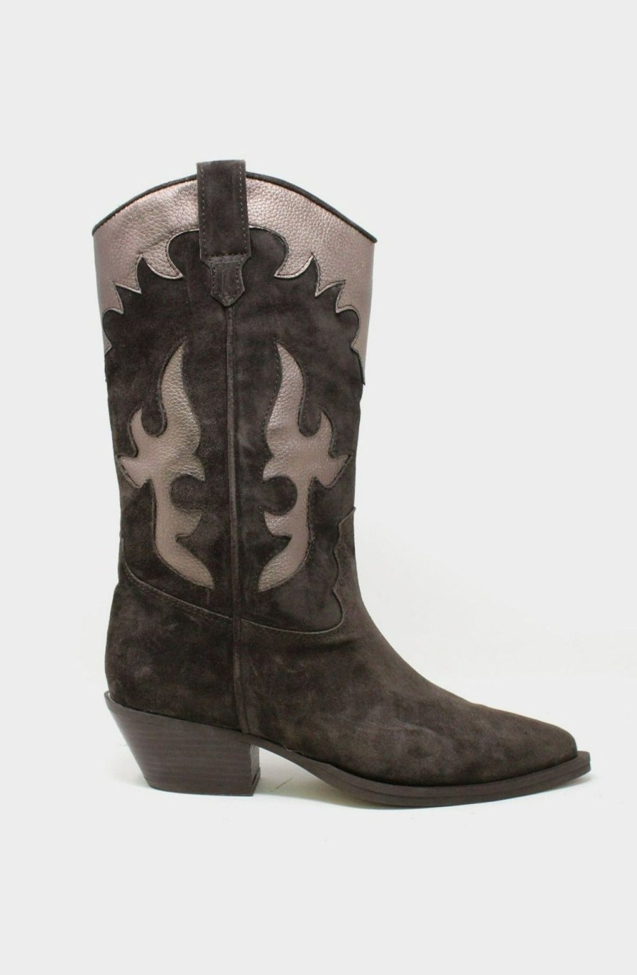 Womenm Aspiga Boots | Metallic Cowboy Boots