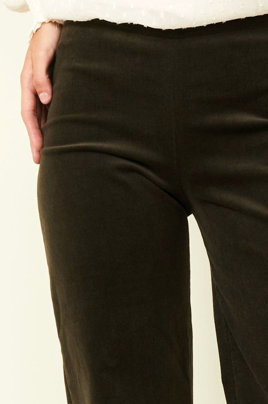 Womenm Aspiga Trousers | Zola Corduroy Straight Leg Trouser