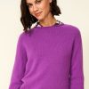 Womenm Aspiga Knitwear | Superfine Lambswool Sweater With Rolled Seams