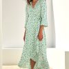 Womenm Aspiga Dresses | Demi Long Sleeve Wrap Dress