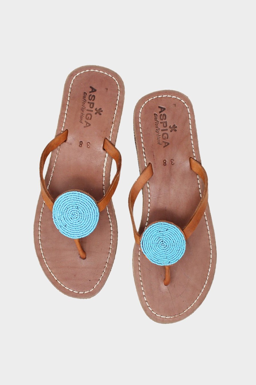 Womenm Aspiga Sandals | Disc Leather Sandals