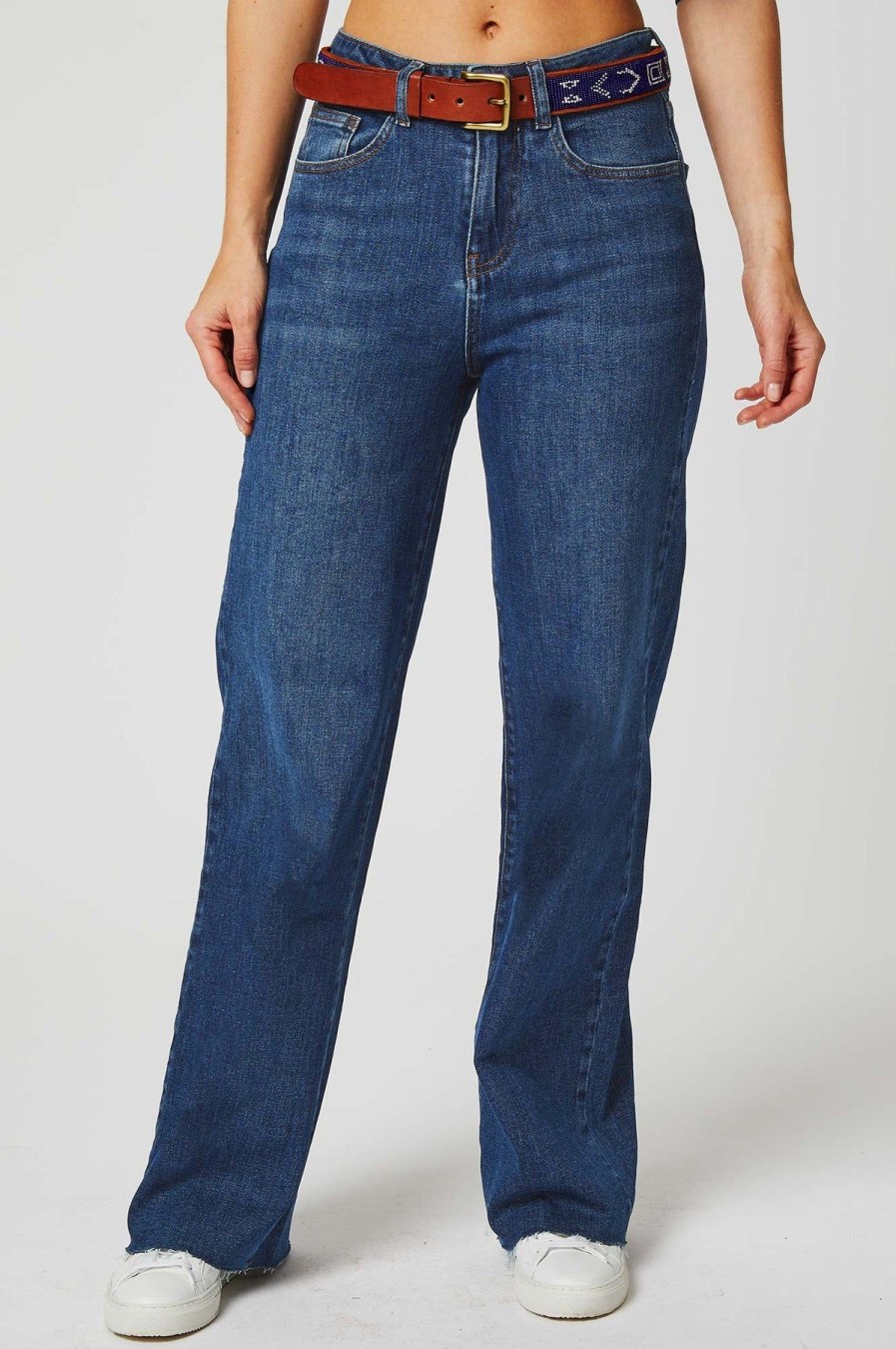 Womenm Aspiga Trousers | Wide Leg Denim Jean