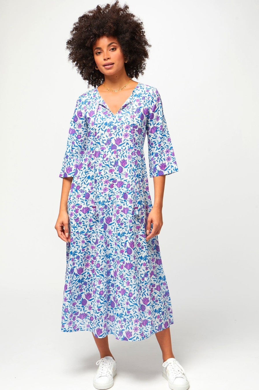 Womenm Aspiga Dresses | Emma Cotton Midi Dress