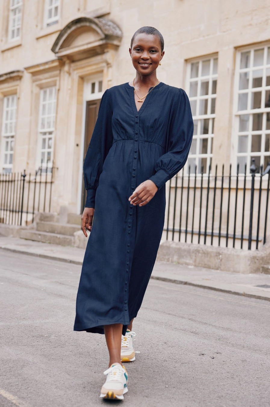 Womenm Aspiga Dresses | Trinity Tencel Denim Dress