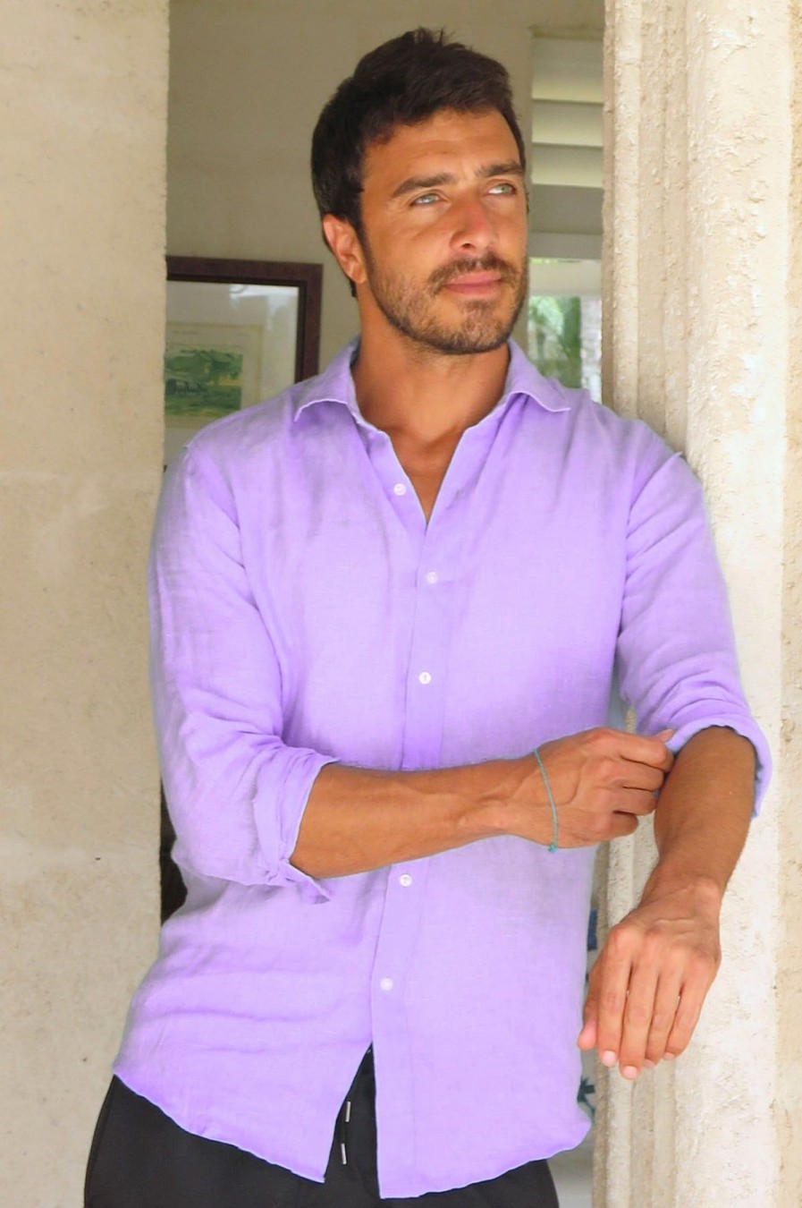 Men Aspiga Shirts | Men'S Linen Shirt