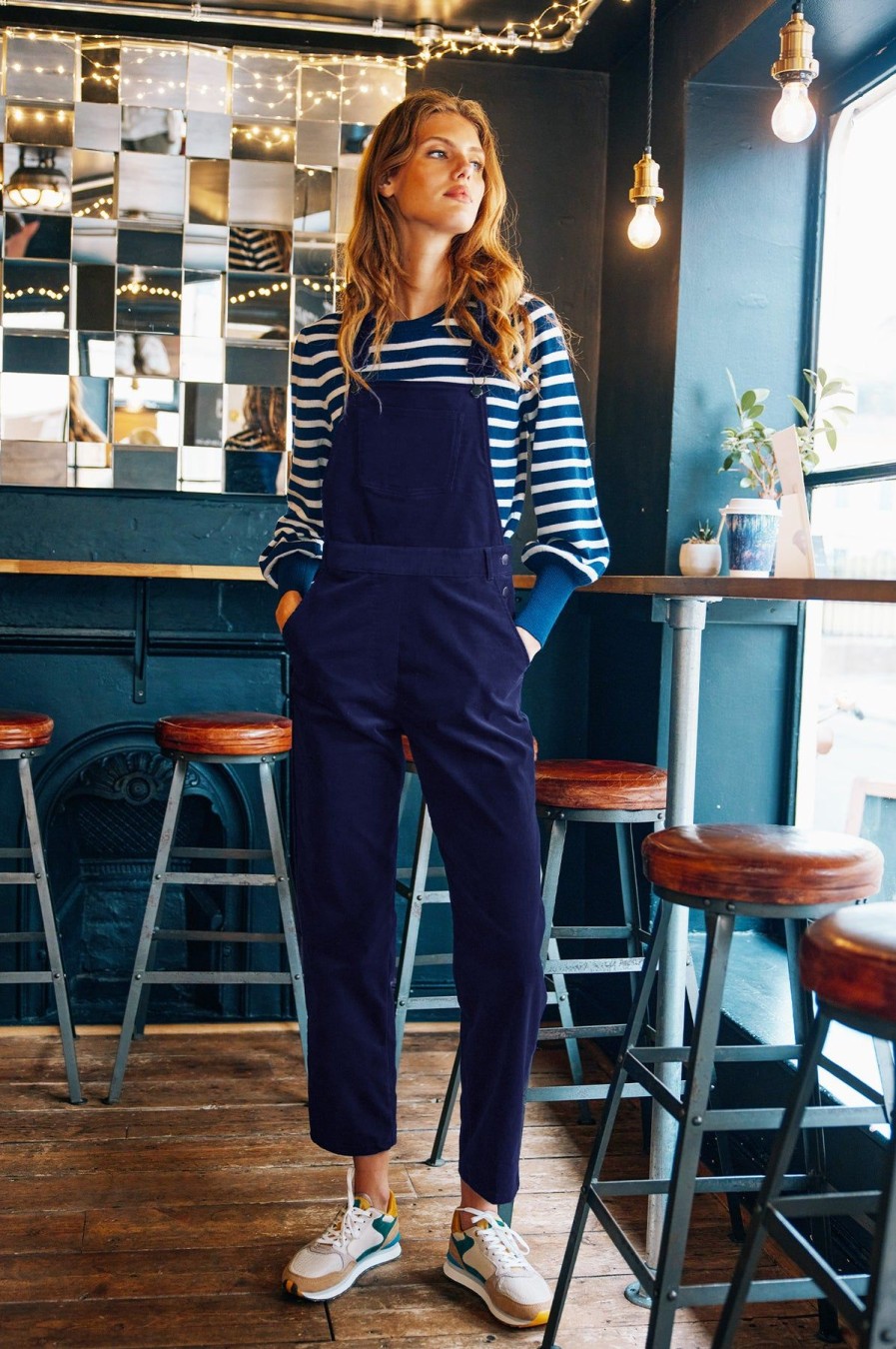 Womenm Aspiga Trousers | Stretch Corduroy Dungarees