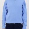 Men Aspiga Knitwear | Men'S Quarter Zip Jumper