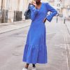 Womenm Aspiga Dresses | Victoria V-Neck Long Sleeve Dress