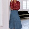 Womenm Aspiga Skirts | Penelope Denim Skirt