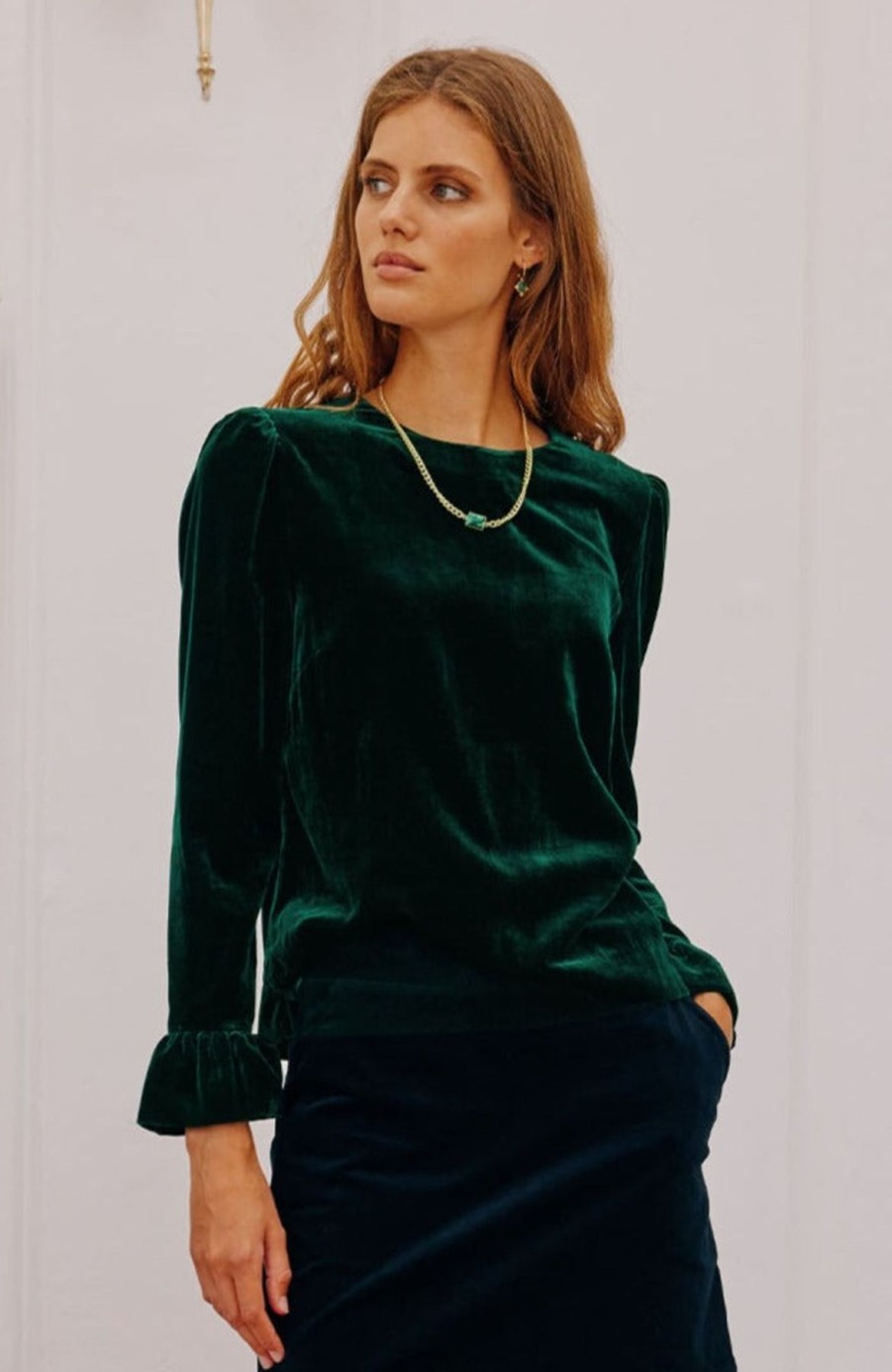 Womenm Aspiga Tops | Victoria Velvet Top