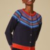 Womenm Aspiga Knitwear | Alpine Merino Wool Short Cardigan