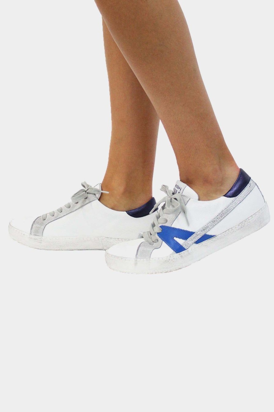 Womenm Aspiga Trainers | Leather Low-Top Trainers