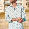 Men Aspiga Shirts | Men'S Printed Cotton Shirt