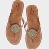 Womenm Aspiga Sandals | Disc Leather Sandals