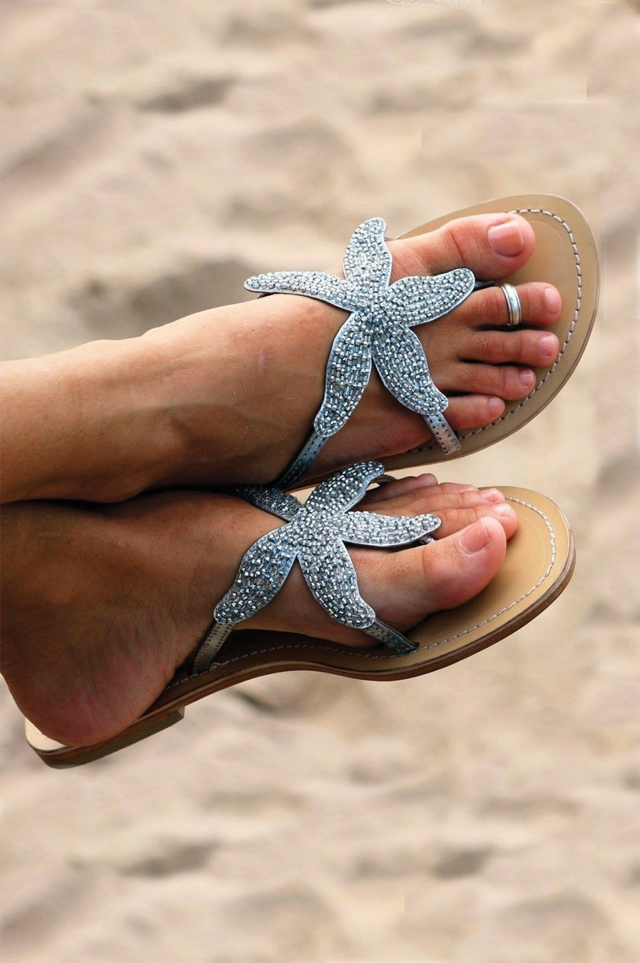 Womenm Aspiga Sandals | Starfish Leather Sandals