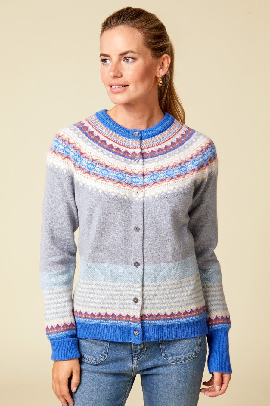 Womenm Aspiga Knitwear | Alpine Merino Wool Cardigan