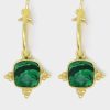 Jewellery Aspiga | Green Stone Earrings