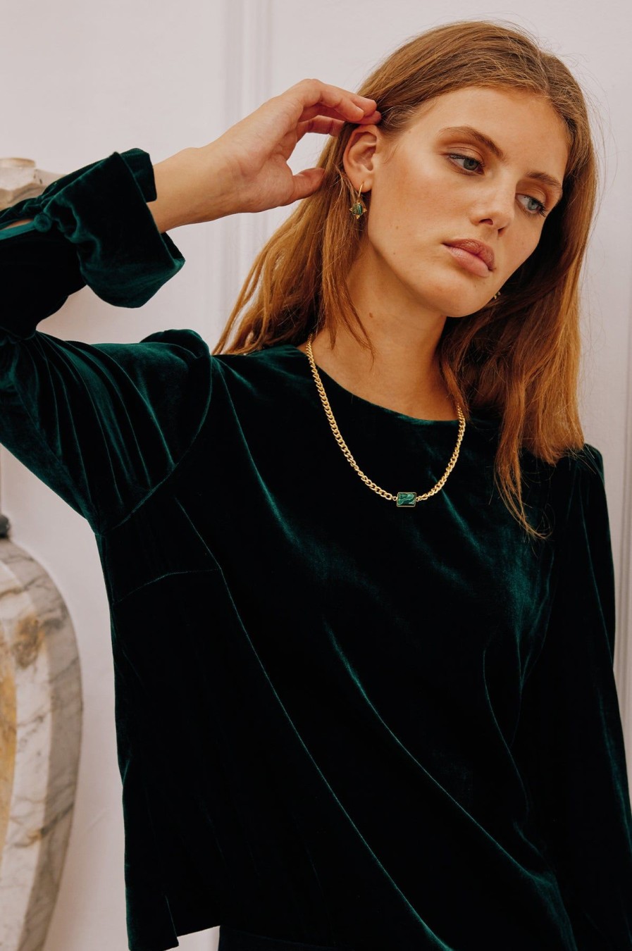 Jewellery Aspiga | Green Stone Earrings