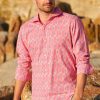 Men Aspiga Shirts | Men'S Printed Cotton Shirt